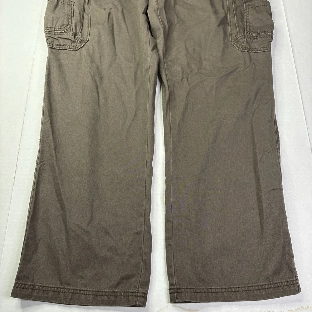 Unionbay Survivor Cargo Pants Men's Size 40x30 Saddle Belt Cotton Straight Leg
